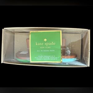 NIB Kate Spade All In Good Taste Cookie Press Set